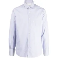 officine generale chemise boutonnée à rayures - bleu