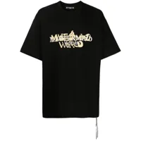 mastermind world t-shirt en coton à logo imprimé - noir