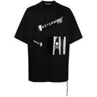 mastermind world t-shirt en coton à logo imprimé - noir