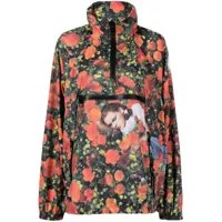 louis vuitton pre-owned veste zippée à fleurs - multicolore