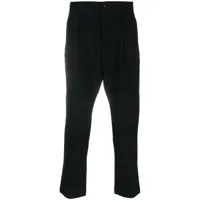 attachment pantalon droit à plis - noir