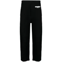 oamc pantalon de jogging à patch logo - noir