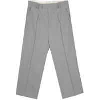 nº21 pantalon court à coupe droite - gris