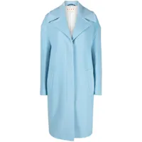 marni manteau à coutures contrastantes - bleu