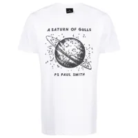 ps paul smith t-shirt en coton à logo imprimé - blanc