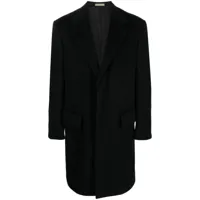 corneliani manteau à simple boutonnage - noir