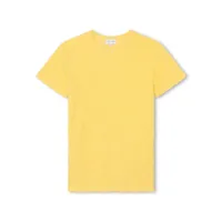 marc jacobs kids robe courte à logo en jacquard - jaune