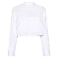 zadig&voltaire chemise theby à effet plissé - blanc