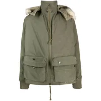 greg lauren veste zippée army tent retro - vert