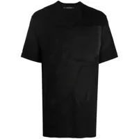 julius t-shirt en coton mélangé à imprimé graphique - noir