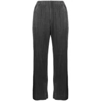 jnby pantalon plissé à taille élastique - gris
