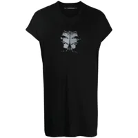 julius t-shirt en coton mélangé à imprimé - noir