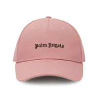 palm angels casquette à logo brodé - rose