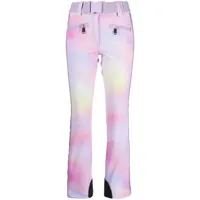 goldbergh pantalon de ski supernova à imprimé graphique - rose