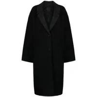 givenchy manteau à boutonnière croisée - noir