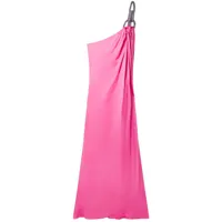 stella mccartney robe longue falabella à ornements en cristal - rose