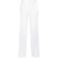 dolce & gabbana pantalon de costume stile en laine vierge - blanc