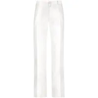 dolce & gabbana pantalon de costume à coupe droite - blanc