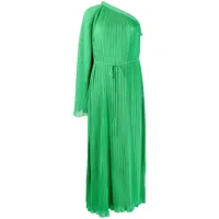 rachel gilbert robe mi-longue crio à effet plissé - vert