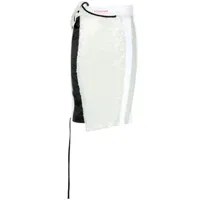 ottolinger jupe mi-longue à sequins - blanc