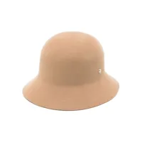 helen kaminski chapeau cloche mariko en feutre - marron