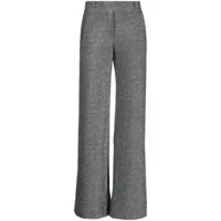 baum und pferdgarten pantalon chiné jya à coupe ample - gris