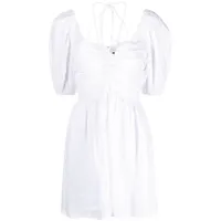 faithfull the brand robe courte palacio en lin - blanc
