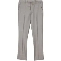 paul smith pantalon de costume à carreaux - gris