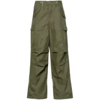 maharishi pantalon ample hi-vis m65 à poches cargo - vert
