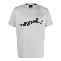 ps paul smith t-shirt dominoes à imprimé graphique - gris