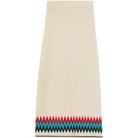 jil sander jupe trapèze en coton à taille haute - blanc