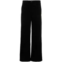l'agence pantalon en velours maghra à coupe ample - noir