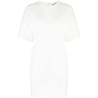 alexander wang robe courte à design drapé - blanc