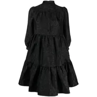 kate spade robe courte flourish swirl - noir