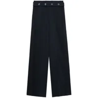 3.1 phillip lim pantalon droit à taille ceinturée - noir