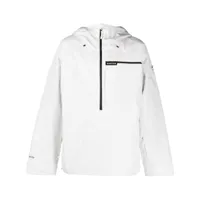 burton veste de ski pillowline gore-tex 2l à capuche - blanc