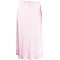 jil sander jupe évasée à taille élastiquée - rose