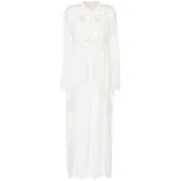 p.a.r.o.s.h. robe longue ram - blanc