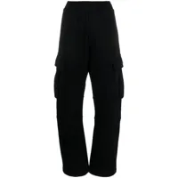 givenchy pantalon de jogging à poches cargo - noir