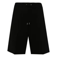 oamc drawstring cotton shorts - noir