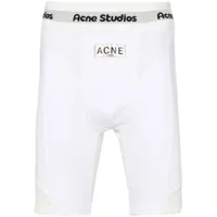 acne studios boxer à bande logo - blanc