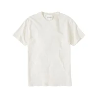 closed t-shirt en coton biologique à manches courtes - blanc