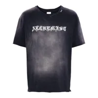 alchemist t-shirt en coton à logo imprimé - bleu
