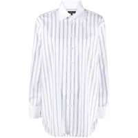 rag & bone chemise diana en coton à rayures - blanc