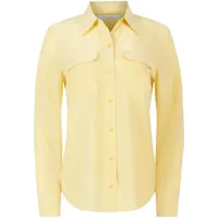 equipment chemise signature en soie - jaune