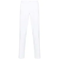 j.lindeberg pantalon elliot à plaque logo - blanc
