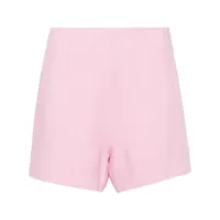 nanushka elza high-waisted mini shorts - rose