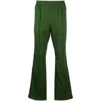 needles pantalon de jogging ample à rayures - vert