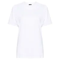 joseph t-shirt en coton à manches courtes - blanc