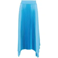 joseph jupe plissée à design asymétrique - bleu